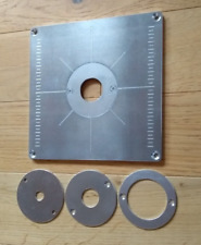 Frästisch Einlegeplatte Oberfräse universal + 4 Einlegeringen