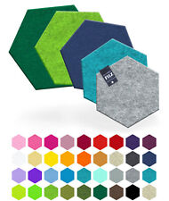 HEXAGON  FILZ Untersetzer