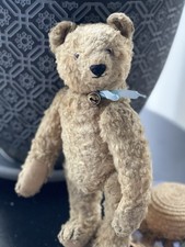 Alter Steiff Teddy Kunstseidenplüsch Von 1948/49 30 Cm