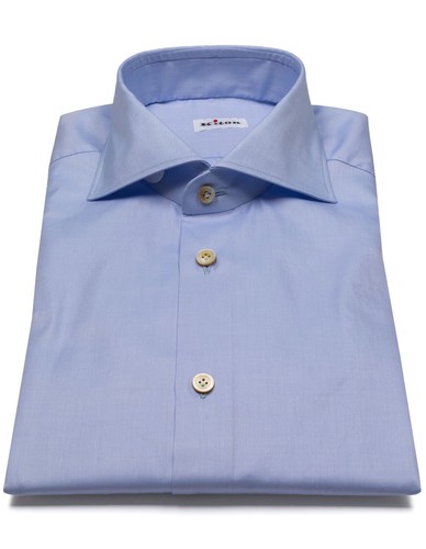 Kiton hemd hellblau aus - hellblau,