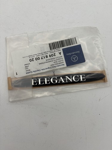 Mercedes benz elegance emblem - elegance,