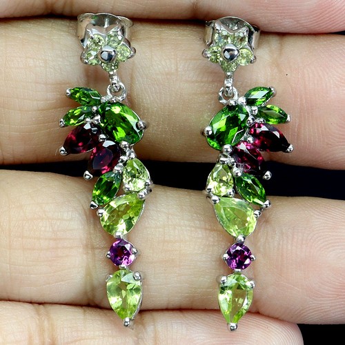 925 sterling silber - silber, ohrringe