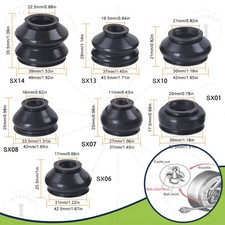 14 Auto Spurstangenkopf Gummi