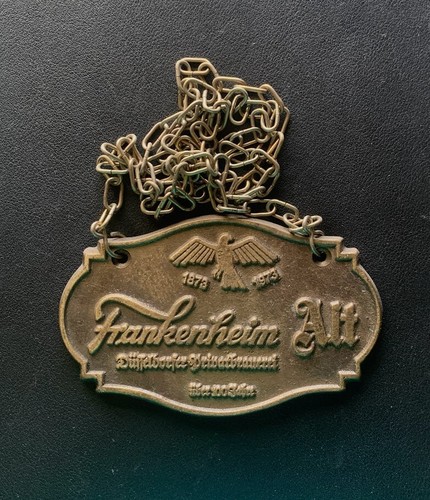 Zapfhahnschild frankenheim - zapfhahnschild, "frankenheim