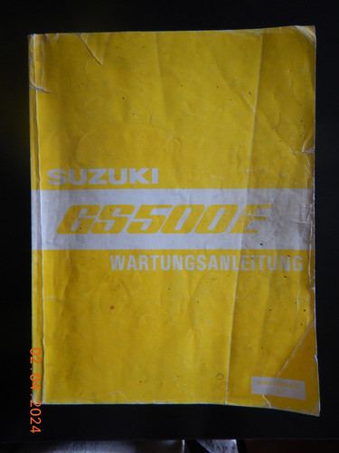 Wartungsanleitung suzuki gs500 - wartungsanleitung,