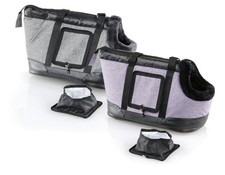 TrendLine Hundetragetasche Hundetasche Hundetransport Transport Tasche Grau Hund