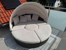 Sonneninsel aus Rattan, rund D= 180 cm 