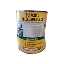 PU Heizkörperlack Lack RAL 9010 seidenmatt für Heizung Wasserrohr im BEULE 750ml