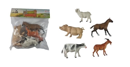 Bauernhoftiere 5er set cm - set,