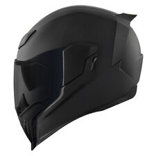 Icon Airflite dunkler Motorradhelm - Ruabtone matt schwarz