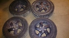 Mitsubishi Eclipse II D30/ D32 Alufelgen Felgen 14 Zoll 5 Loch 195/70R14 91T