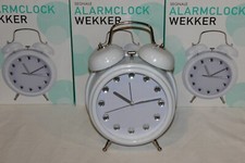 XL DOPPELGLOCKENWECKER-RETRO 28cm-NEU-OVP