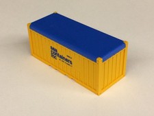 Wiking Open-Top Container 20ft sea containers chromgelb/himmelblau (kein L (419)