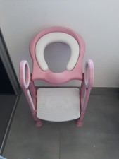 Kindertoilettensitz Faltbar, Toilettentrainer mit Treppe, Lerntöpfchen, WC Sitz