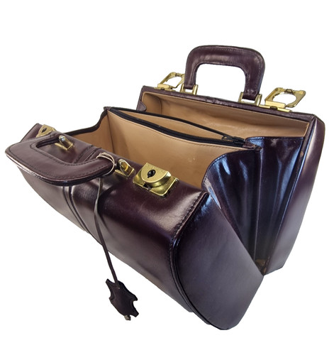 Leder kosmetikkoffer echtleder - leder,