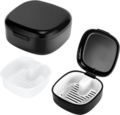 Zahnprothesenbox mit sieb - zahnprothesenbox,