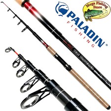 PALADIN Big Bull Tele Spin Teleskoprute - 1,80m bis 3,00m - Allround Reise Rute