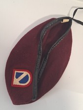 1st Support Commando Barett Beret Flash  USA US Army Cap Hat