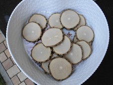 15 x Holzscheiben Astscheiben