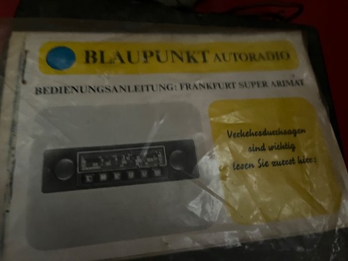 Oldtimer autoradio blaupunkt - oldtimer,