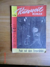 Kurzweil Roman Jack Kay  Pakt mit dem Ermordeten  ca1949 Kleinreihe mit 6 Nr.