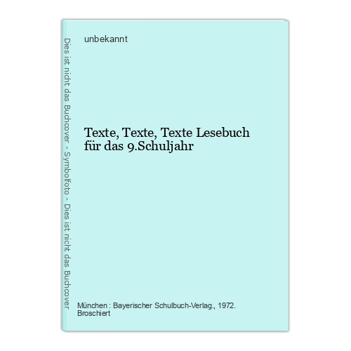 Texte lesebuch - texte,,