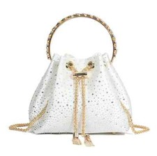 Damen-Clutch Diamant Eimer