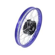 Felge blau Nabe schwarz