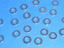 6x CHROM Unterlegscheiben NEU