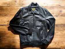 Herren bomberjacke leder