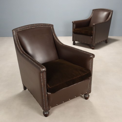 Antike sessel leder samtbezug - antike,