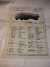 VDA-Typenblatt Oldtimer Datenblatt Klöckner Humboldt Deutz Saturn 200 F-S 6x4 61