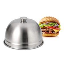 WEIS 23636 - BURGER -/ SPEISEGLOCKE - Ø 17cm - EDELSTAHL - KÜCHENZUBHÖR # NEU
