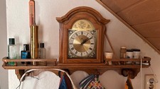 Tempus fugit holz - holz, wanduhr
