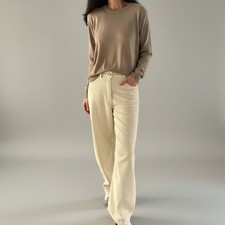 Cordhose Wollweiß Ecru  M 38