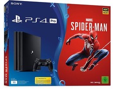 PS4 - Konsole Pro 1TB #Spider-Man Edition + Spiel + Original Controller mit OVP
