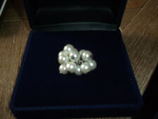 Perlenring silberfarben