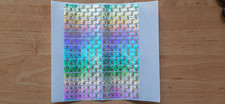 56 Hologramm Siegel Aufkleber Garantiesiegel Silber Original 60x10 mm Sticker