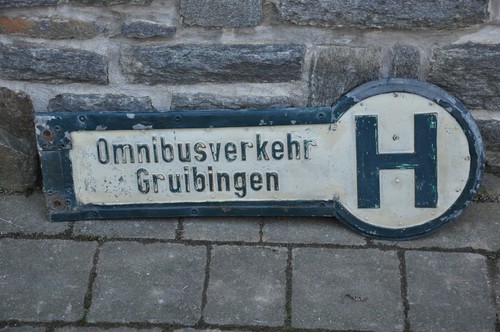 Altes blechschild 50er - altes,