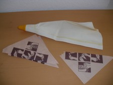 Spritzbeutel - Tortenspritze - Torten - Dekoration - mit 3 versch.Tüllen