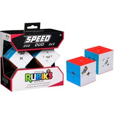 Spin Master Rubik's - Duo Speed Cube 3x3 und 3x3, Geschicklichkeitsspiel