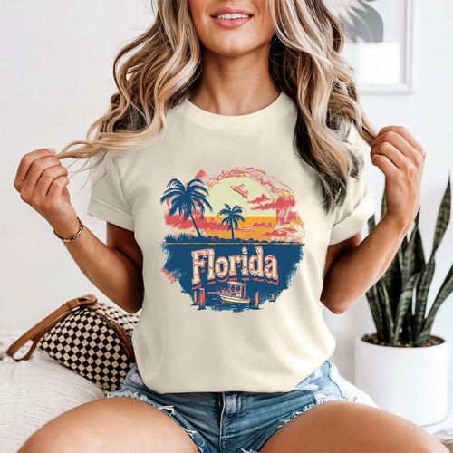 Florida travel damen shirt - damen, t-shirt