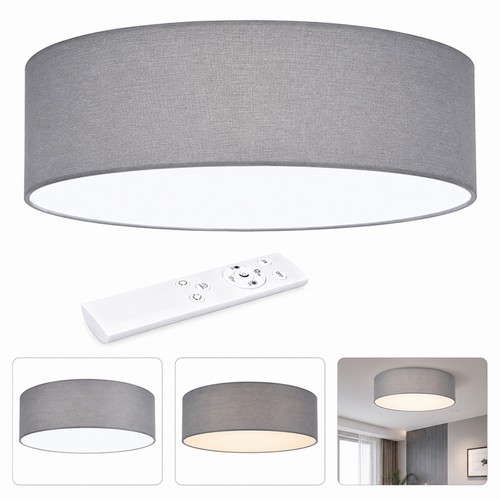 Led deckenlampe grau ø40cm - deckenlampe,