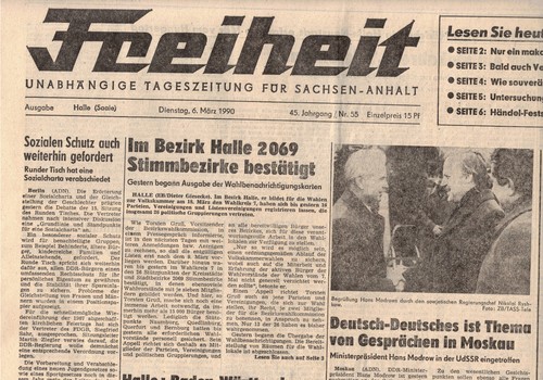 Ddr zeitung freiheit - ddr,