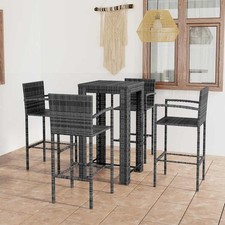 Gartenbar Set 5-tlg. Poly