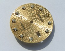 Rolex Datejust 36 Rolex 116233 Zifferblatt Gold Brillant Diamond Dial I325