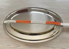 Servierplatte Edelstahl
