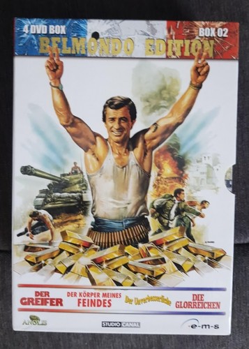 Action film auf dvd - film, box