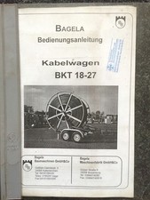 x 214 Bagela BKT 18-27  Bedienungsanleitung Wartungsanleitung service manual