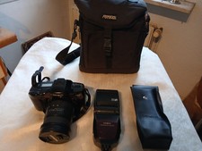 Minolta Dynax 7xi 28-70 mm 1, 2,8 Sigma zoom objektiv und mit Minolta Blitzer un